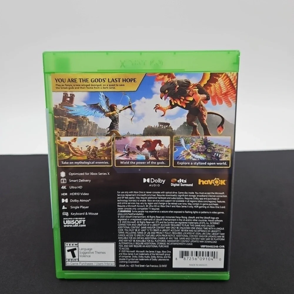 Immortals Fenyx Rising Xbox One Series X Standard Edition New